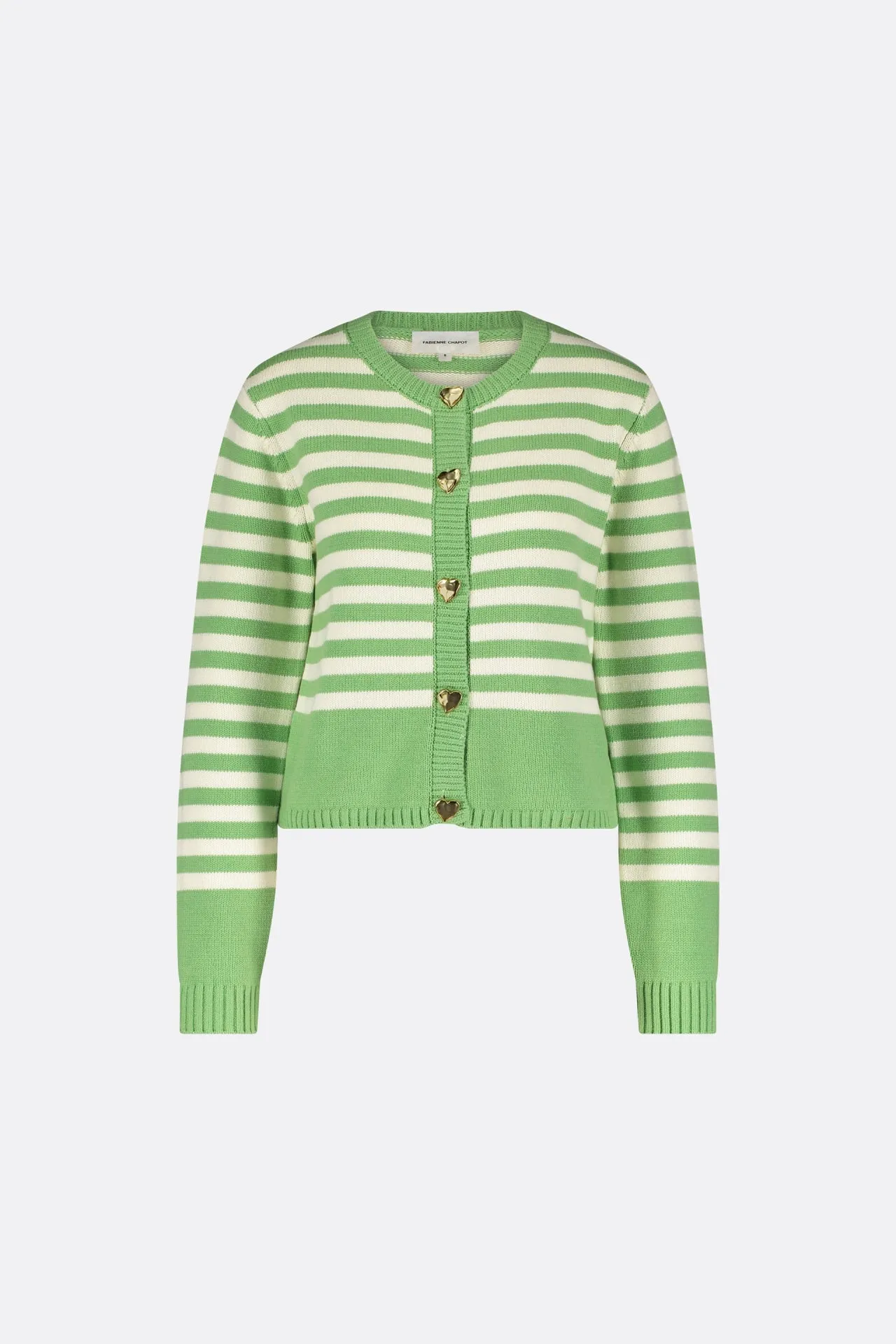 Stine Cardigan - Pea Green