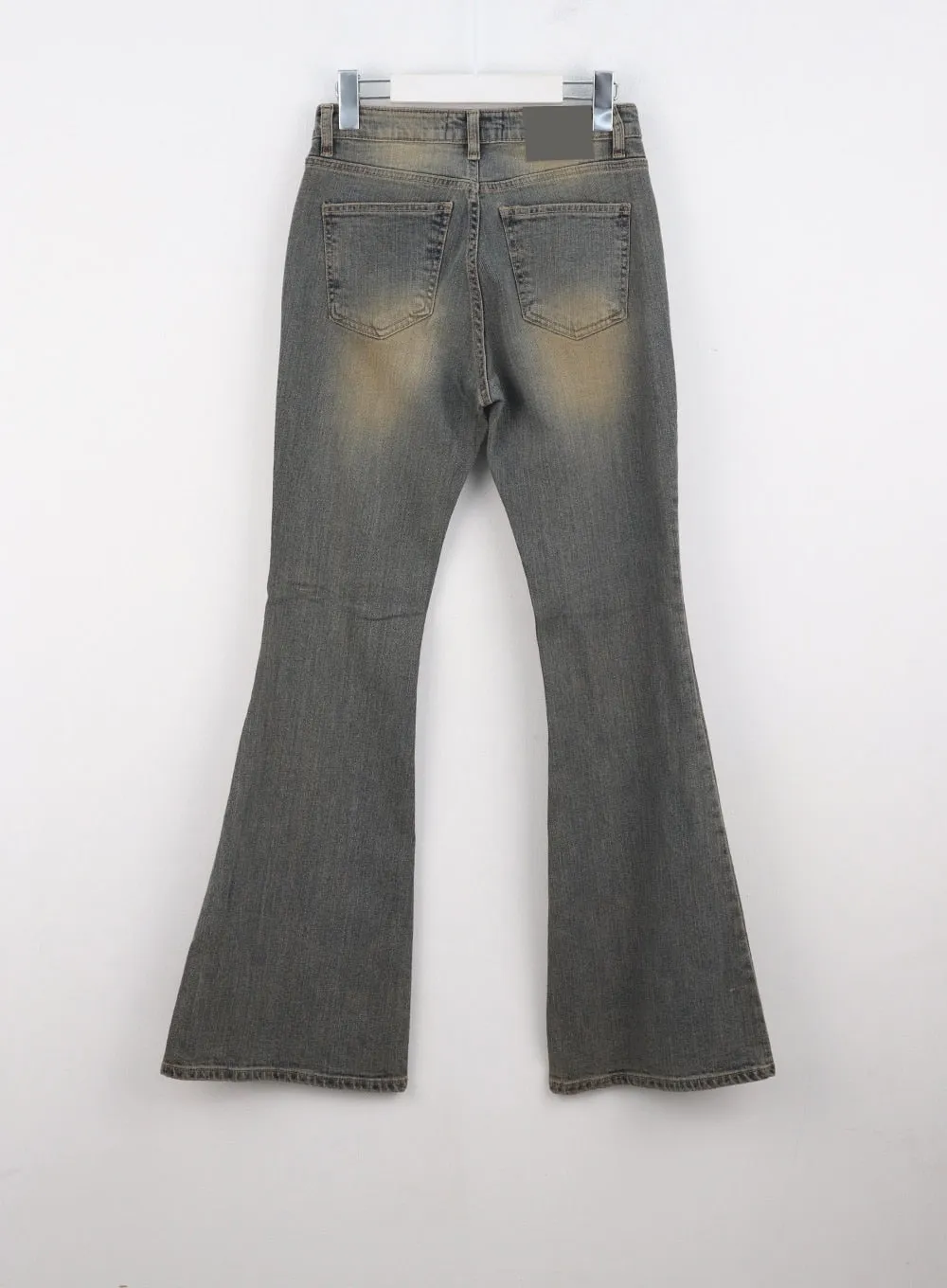 Stitched Bootcut Jeans CO313
