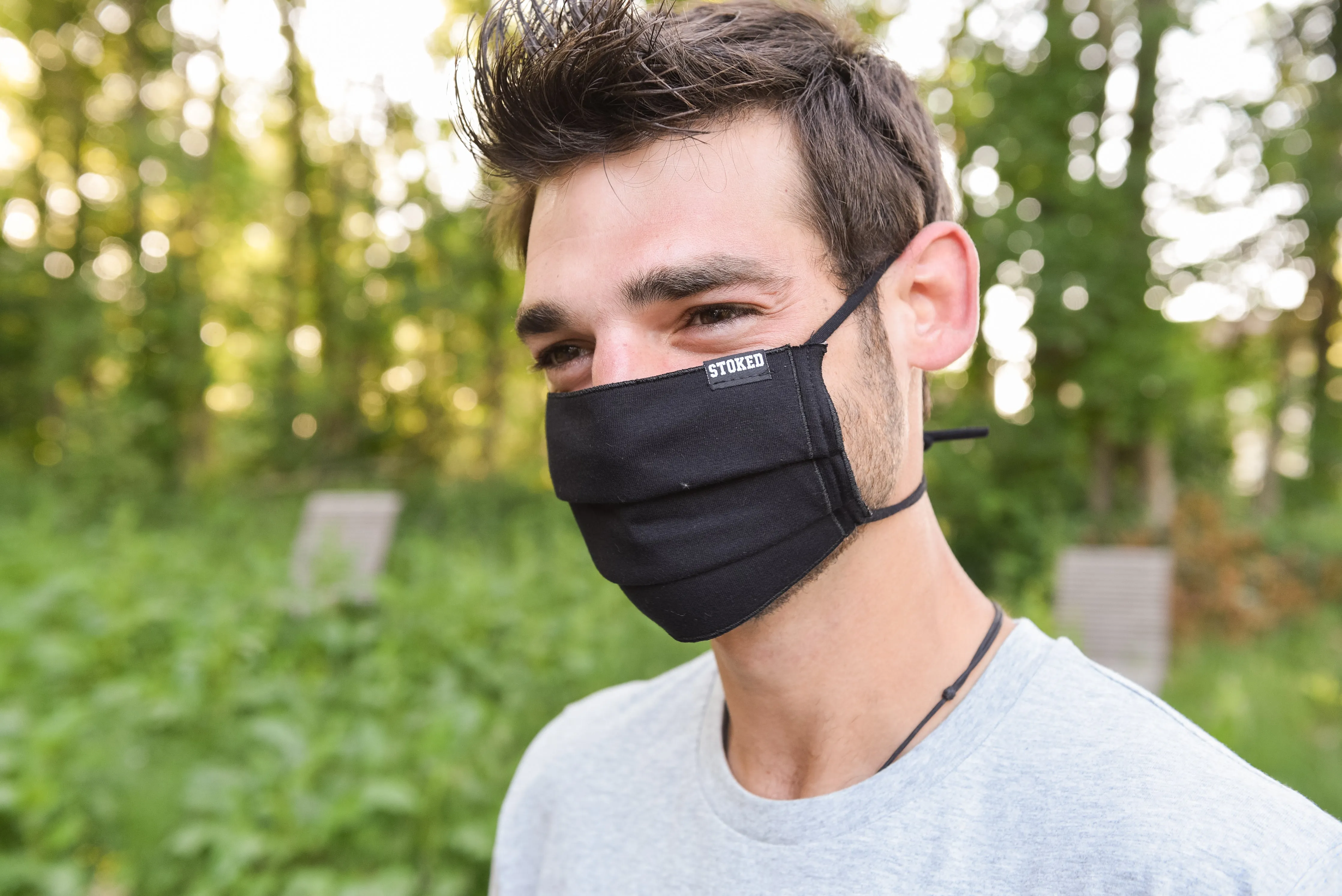 Stoked Facemask Black