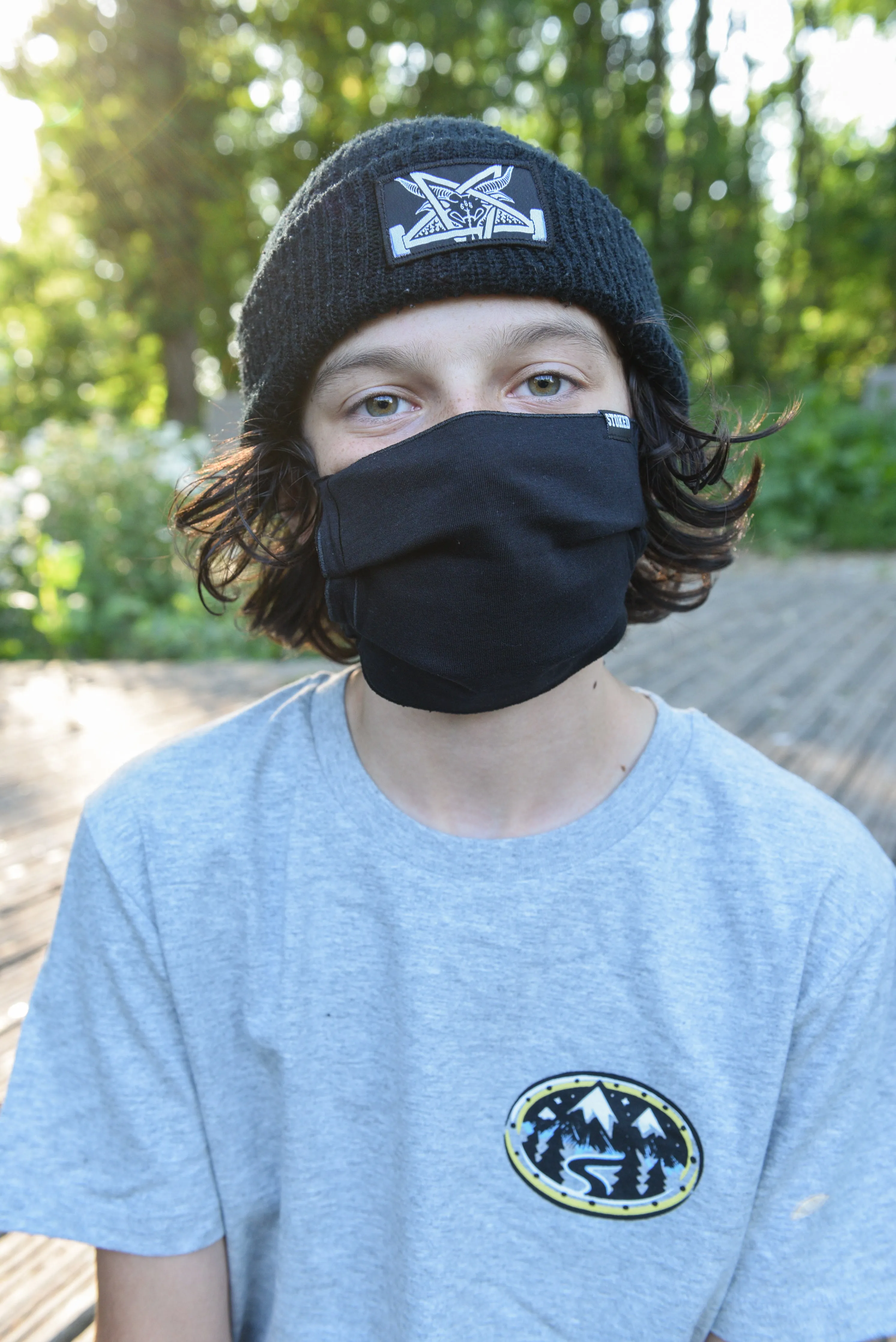 Stoked Facemask Black