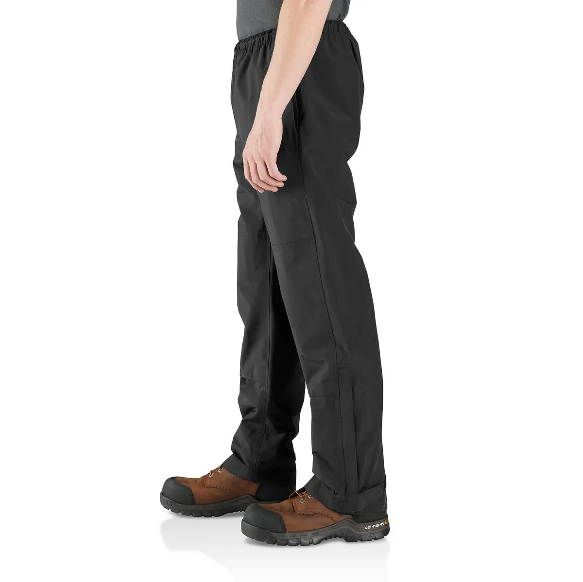 Storm Defender Relaxed Fit Light Weight Packable Rain Pant - Black