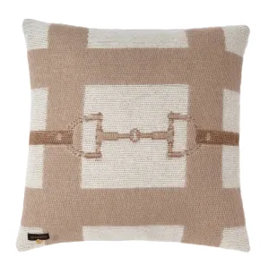 STRAP CUSHION NZ WOOL CAMEL