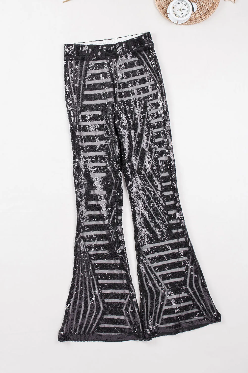 Striped Sexy Slim Fit Knitted Pants