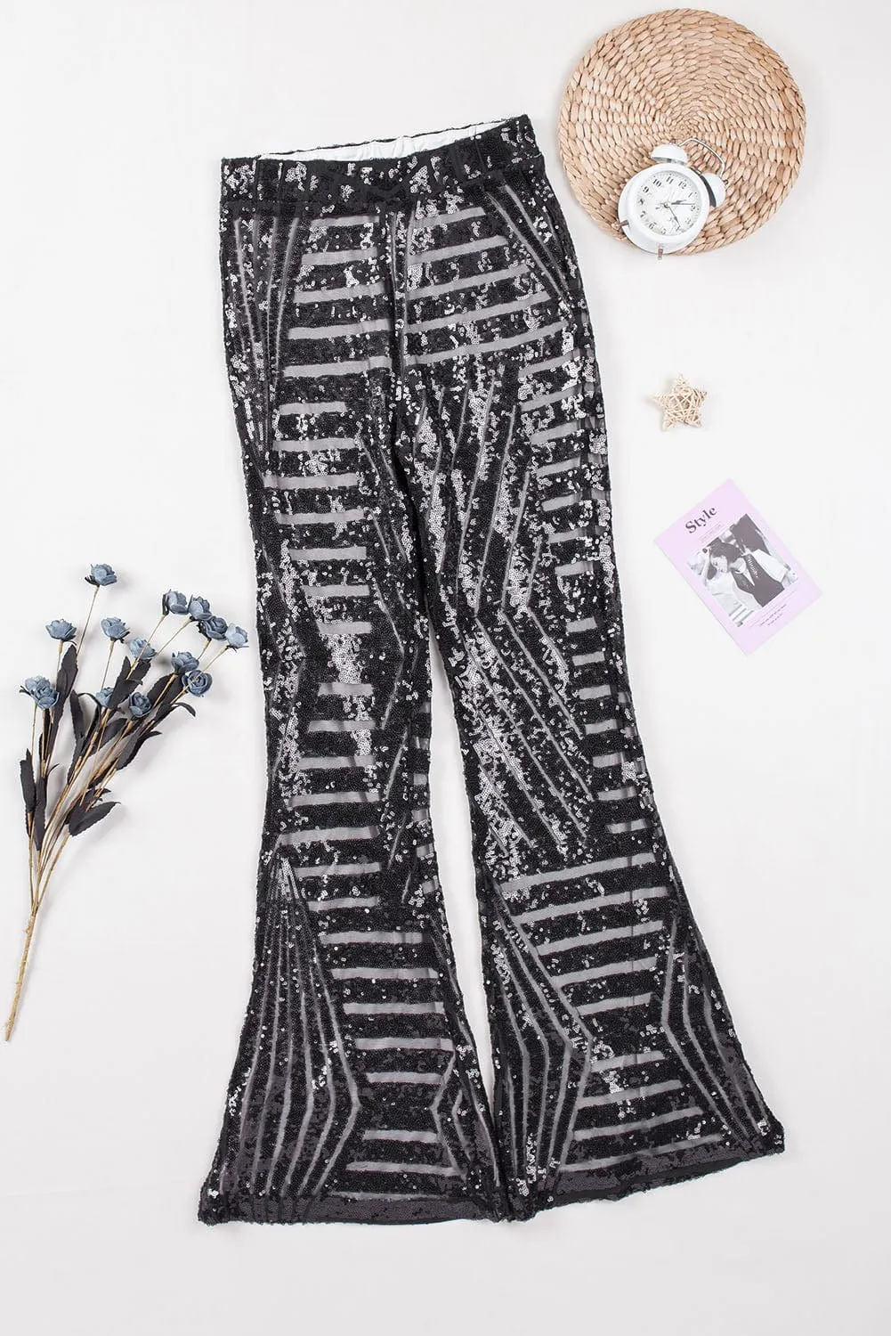 Striped Sexy Slim Fit Knitted Pants