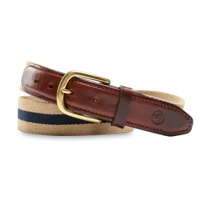 Striped Web Belt