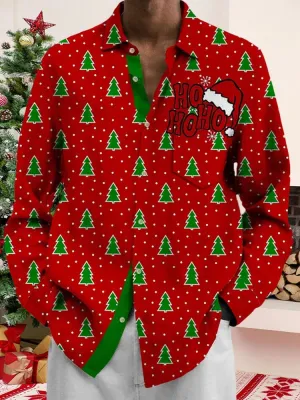 Stylish Christmas Tree Graphic Shirt