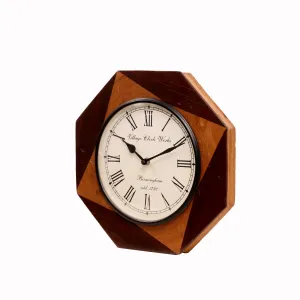 Stylish Edged Wooden Clock