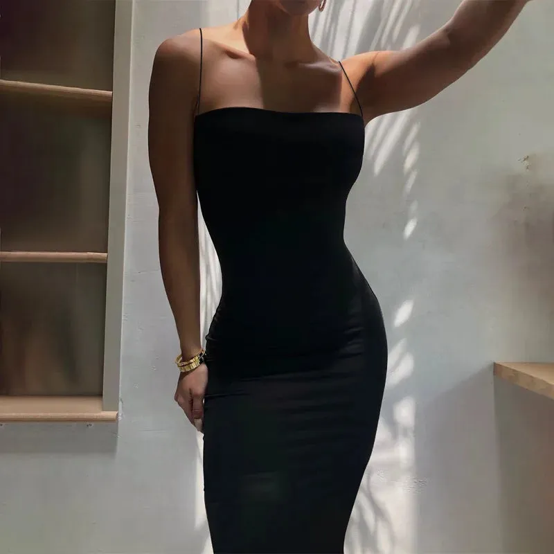 Summer Strapless Bodycon Party Dress