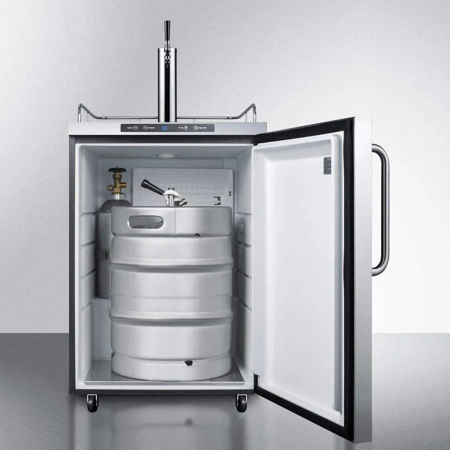 Summit 24" Wide Outdoor Dual Tap Kegerator SBC635MOS7