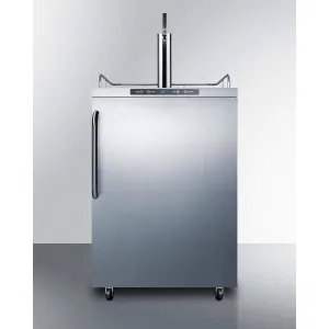 Summit 24" Wide Outdoor Dual Tap Kegerator SBC635MOS7