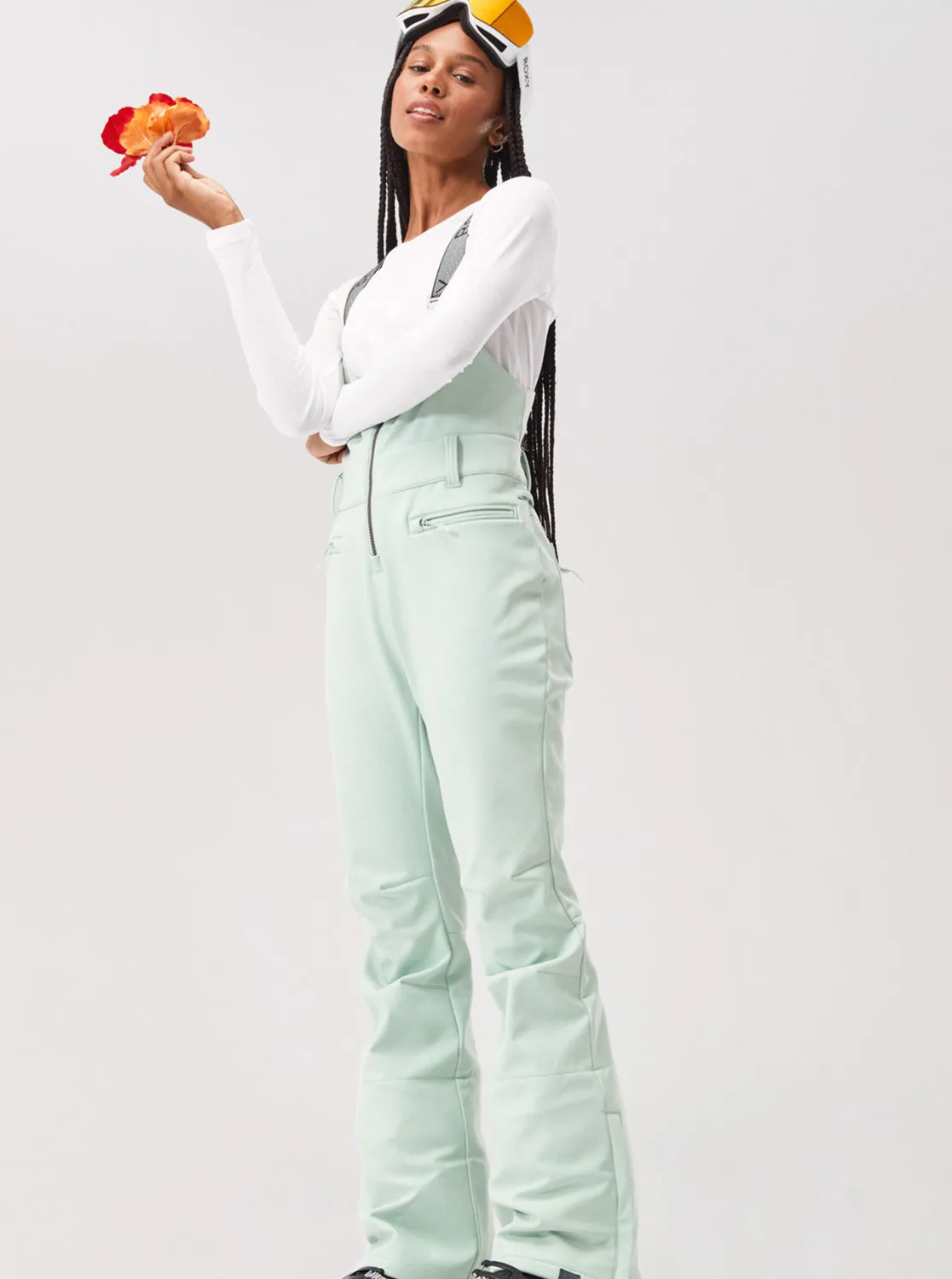 Summit Technical Snow Bib Pants - Cameo Green