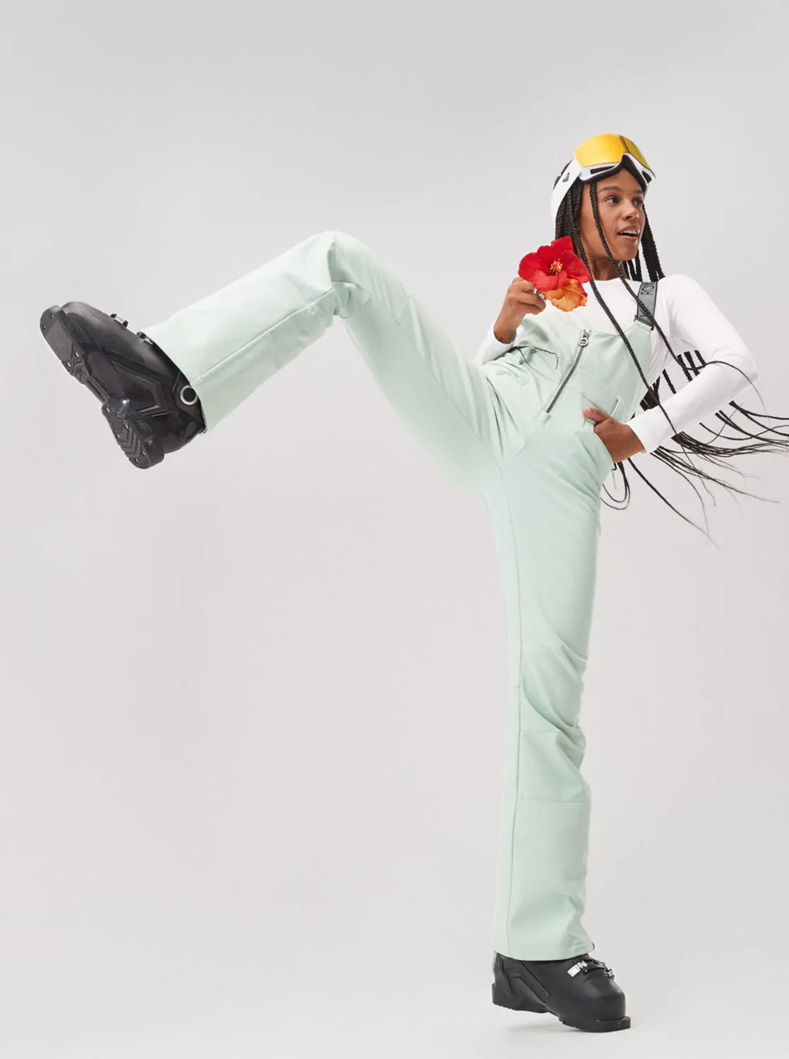 Summit Technical Snow Bib Pants - Cameo Green