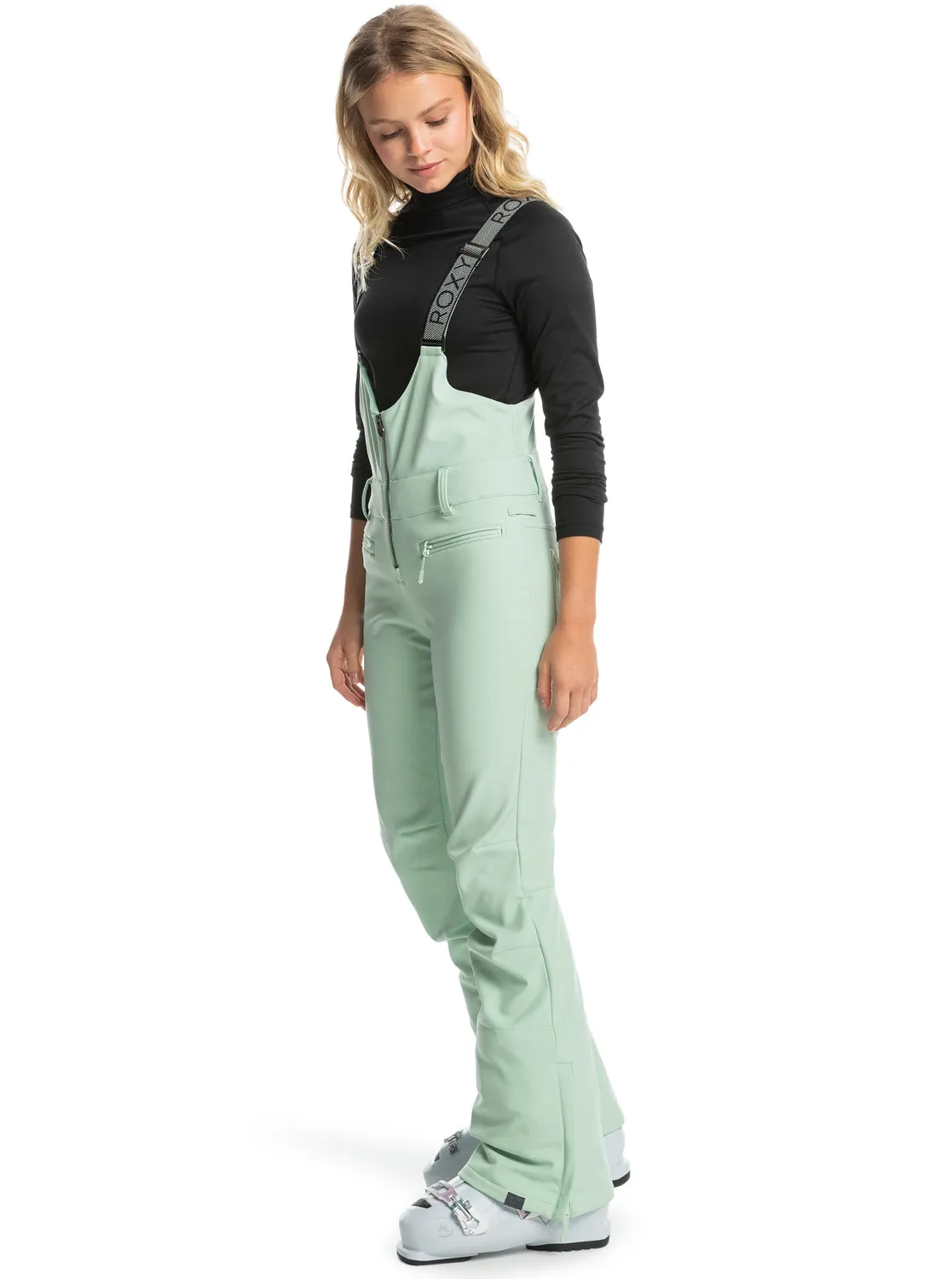 Summit Technical Snow Bib Pants - Cameo Green