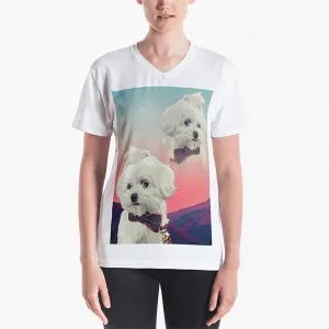 Super Portrait Women's V-neck