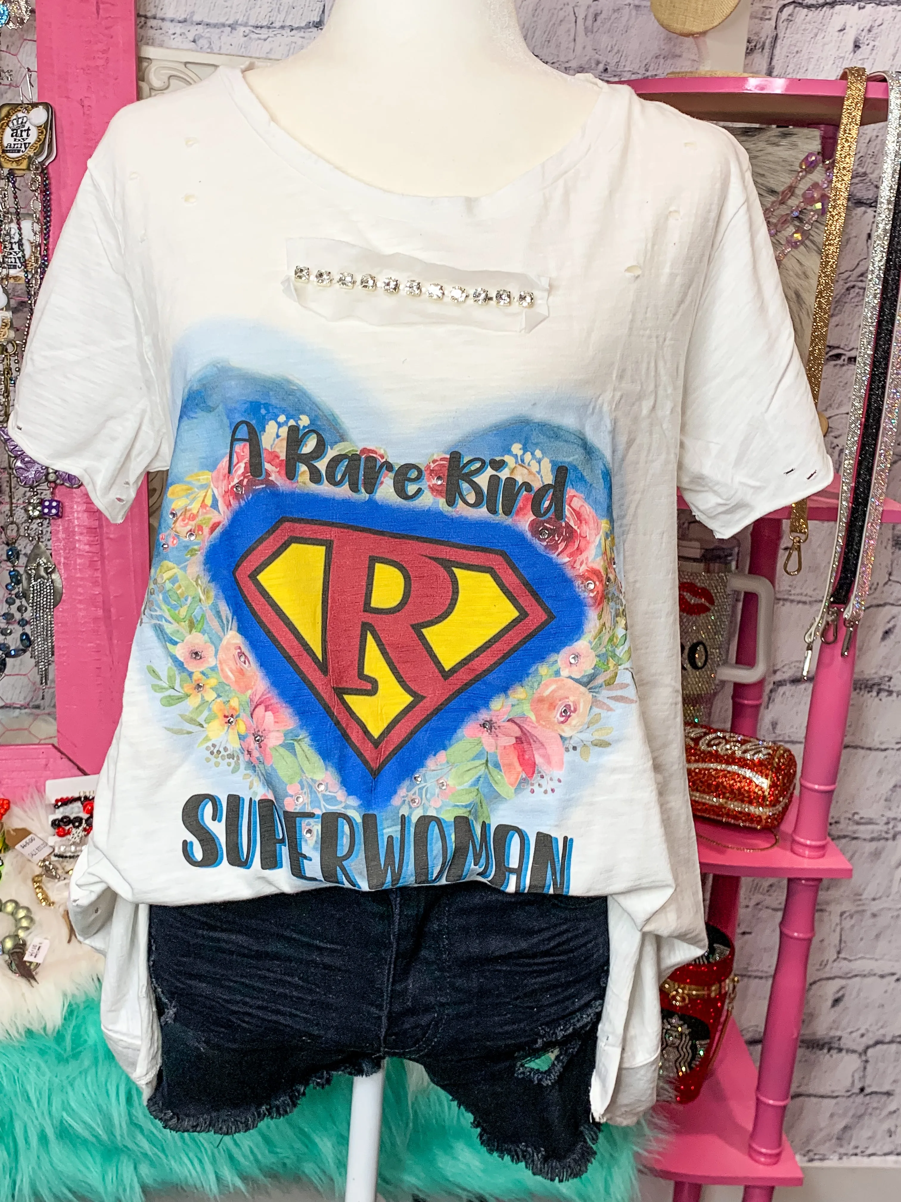 Superwoman A Rare Bird Graphic Tee