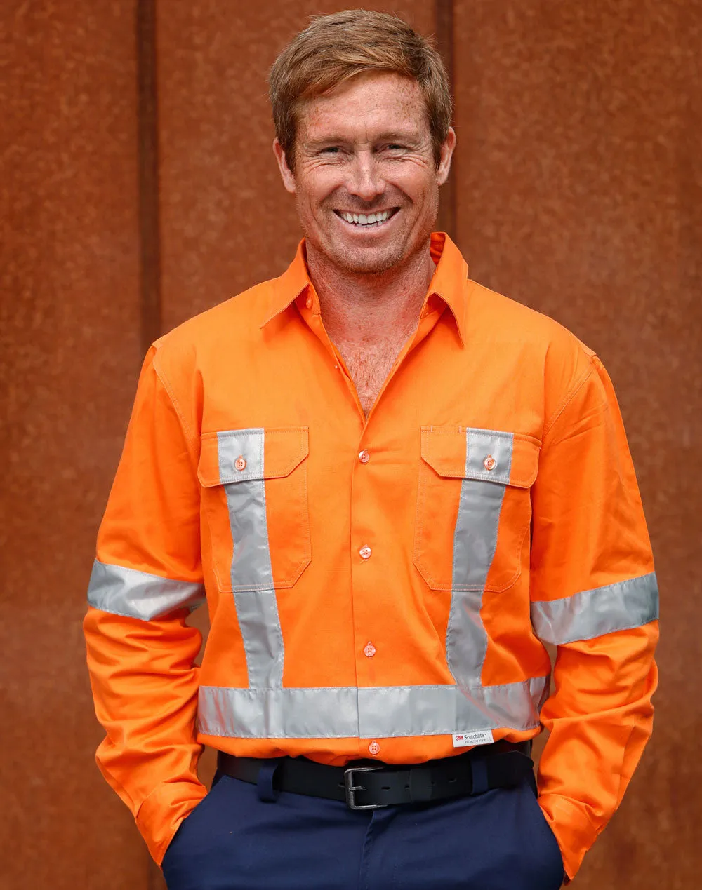 SW56 Cotton Drill Safety Shirt