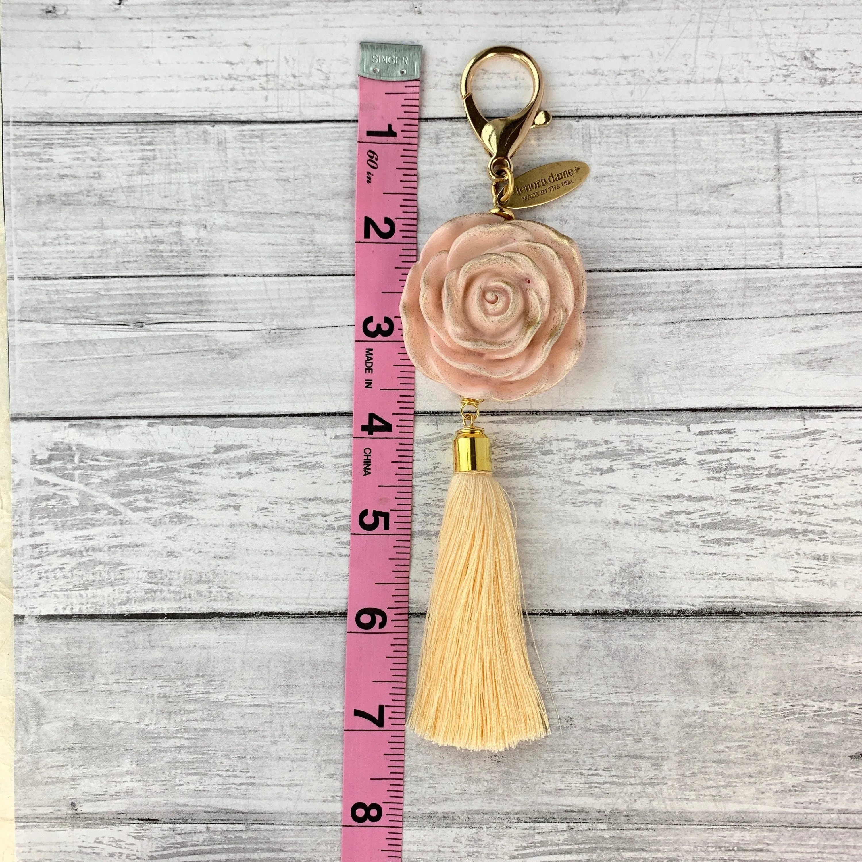 Swan Lake Tassel Purse Bag Charm - Keychain Charm