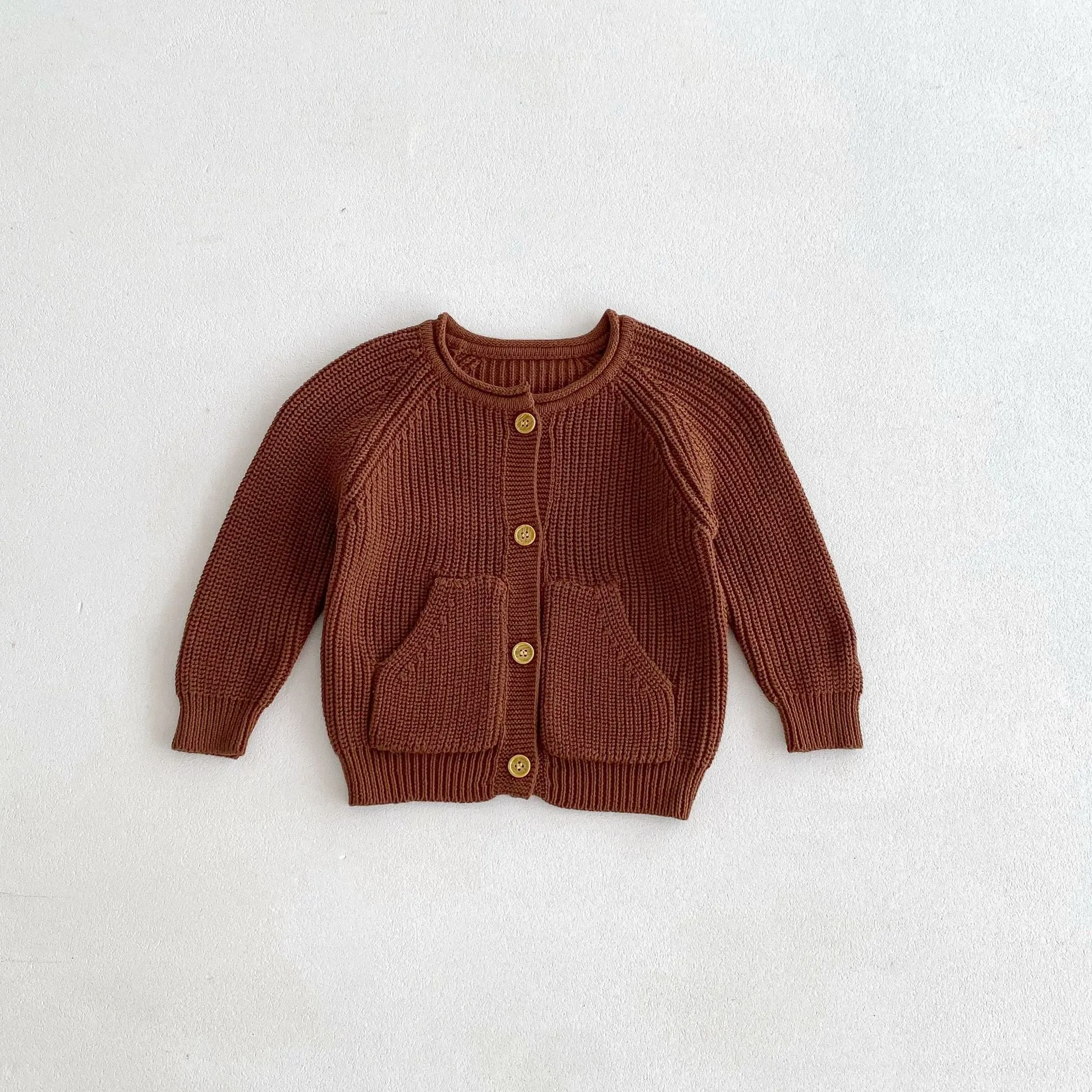 Sweater Cardigan Button Down Knitted Outerwear Coats with Pockets