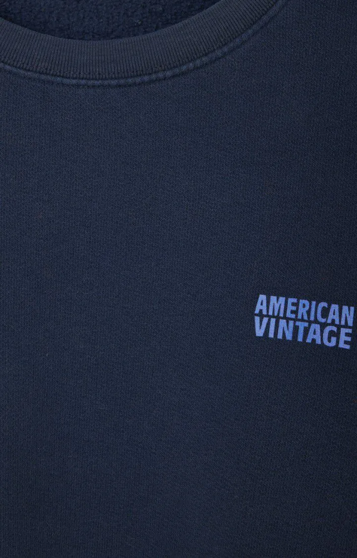 Sweatshirt Izu03a Marine-Vintage