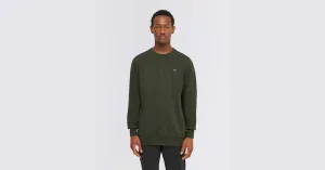 Sweatshirt Knowledge Cotton Erik Basic Badge Sweat