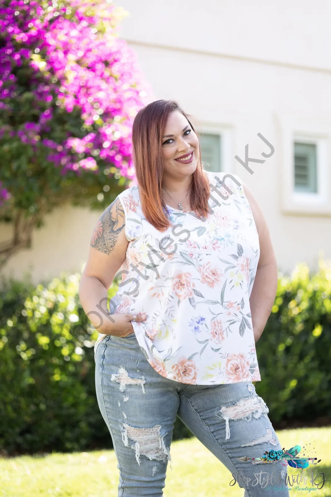 Sweet Petals Sleeveless Top
