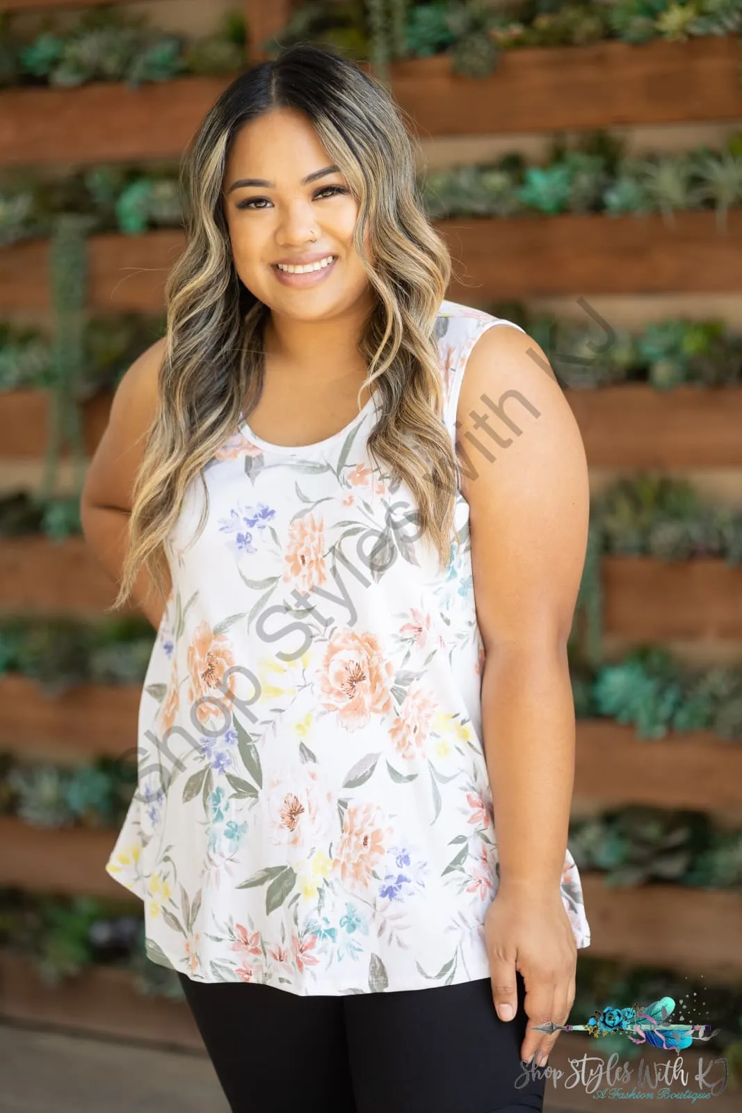 Sweet Petals Sleeveless Top