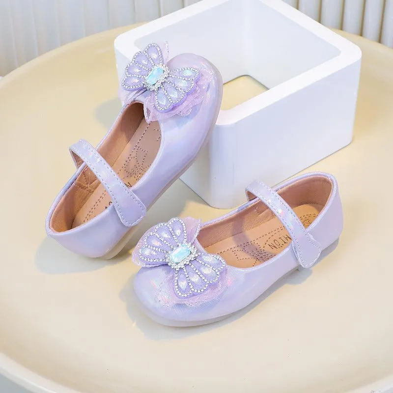 Sweet Princess Bow Shoes Elegant Bow Kid’s Shoes