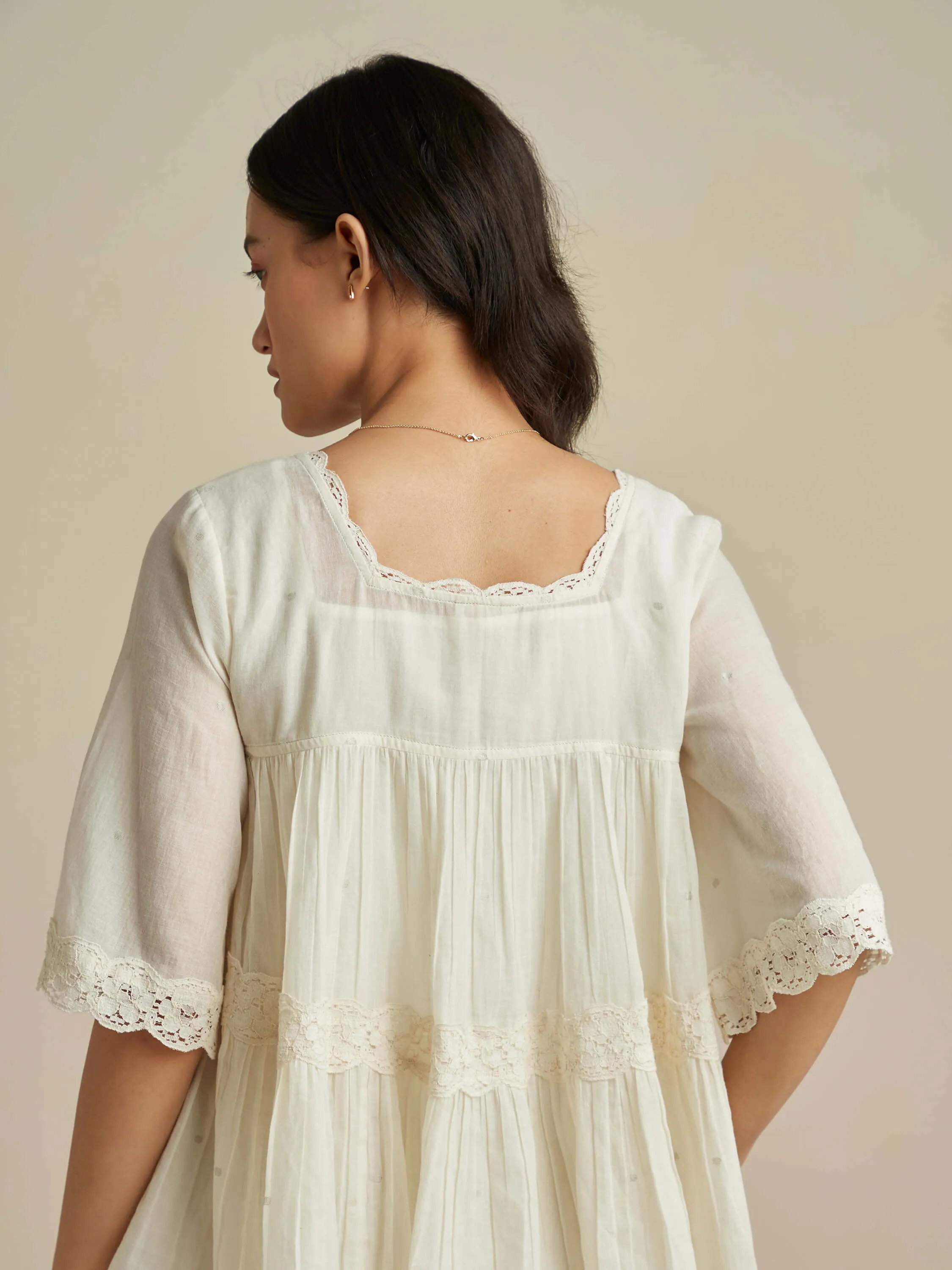 Swirling High Low Blouse