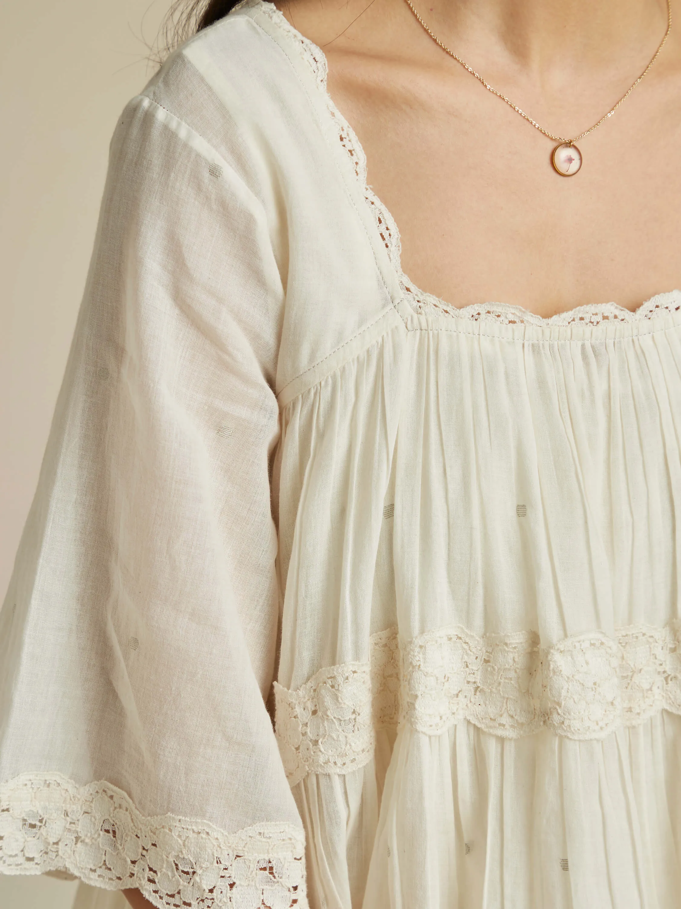 Swirling High Low Blouse