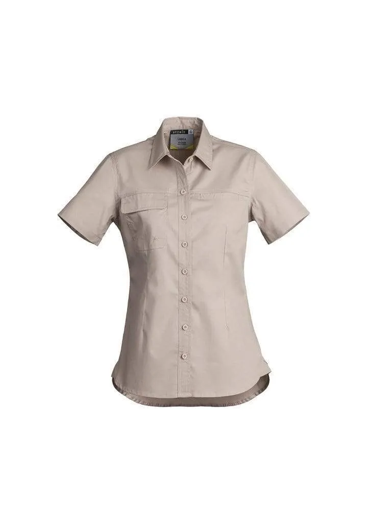 SYZMIK Women’s Lightweight Tradie Shirt - Short Sleeve ZWL120