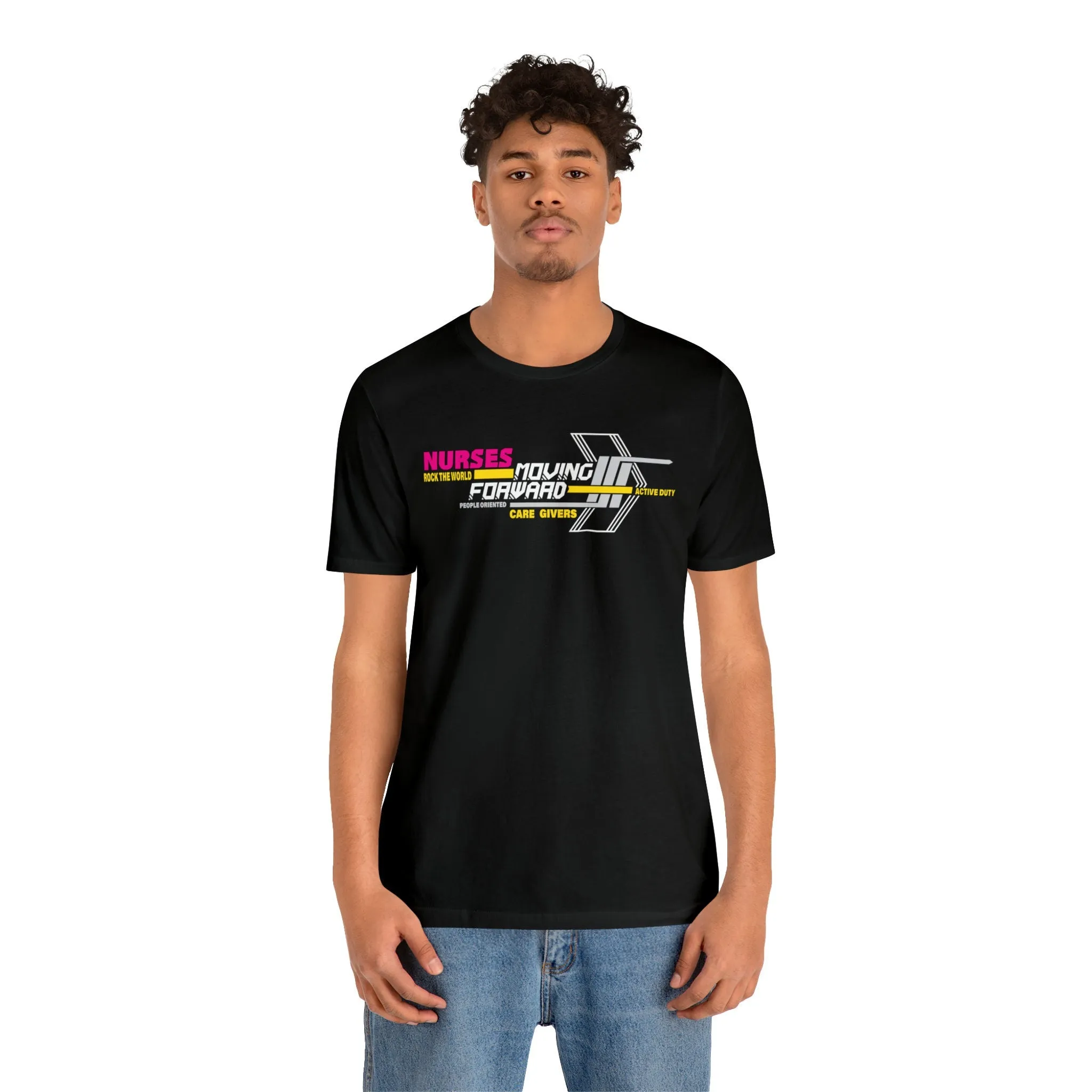 T-shirt Nurses Rock the World | Inspirational tee Motivational t shirt for men and women Trendy Positive Vibes Shirt