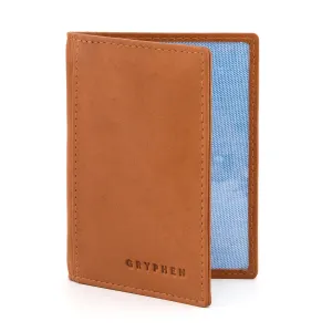 Tan Leather Oyster Card Holder By Gryphen