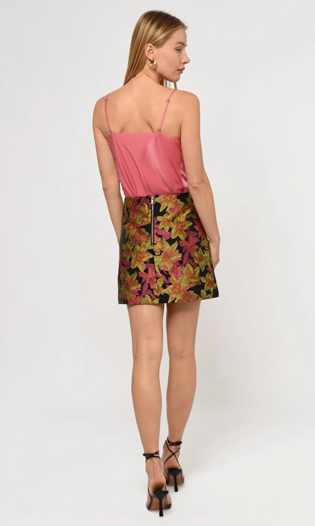 Tania Jacquard Mini Skirt