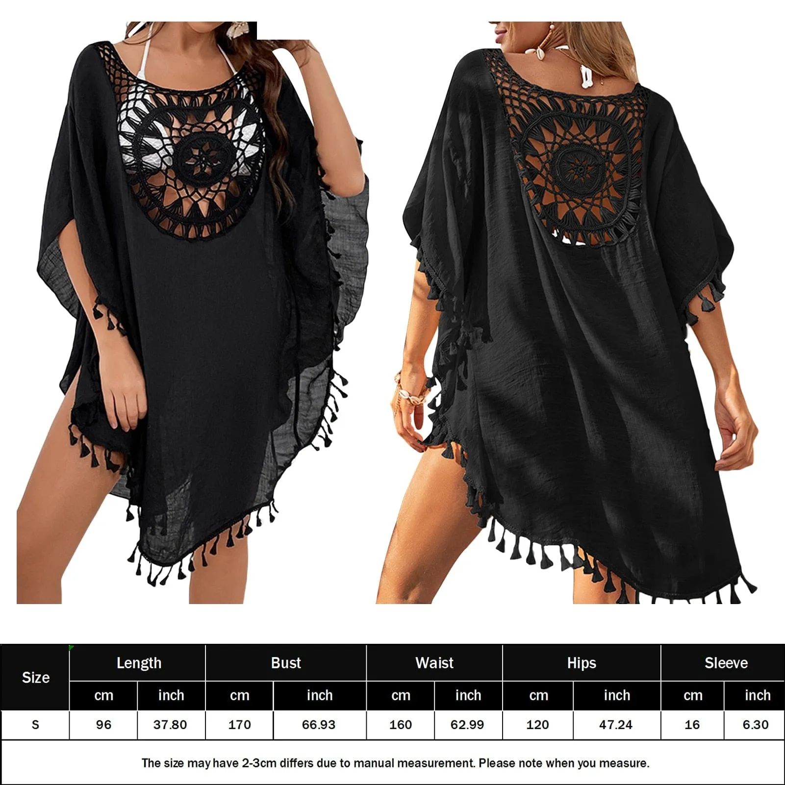 Tassel Bikini Crochet Dress