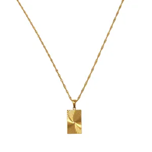 Taylor Sunburst Charm Necklace