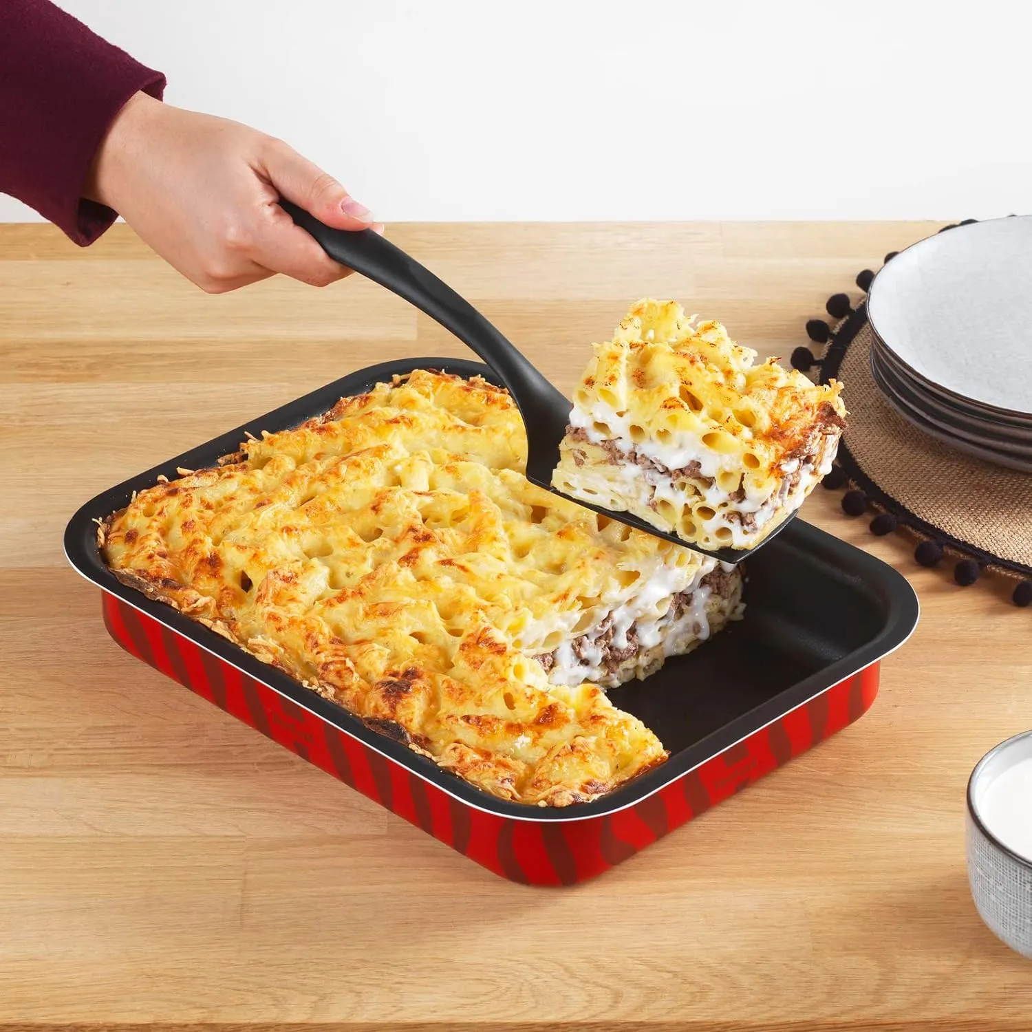 Tefal, Tempo Flame Set of 3 Oven Dish 29×22 31×24 37×27 cm