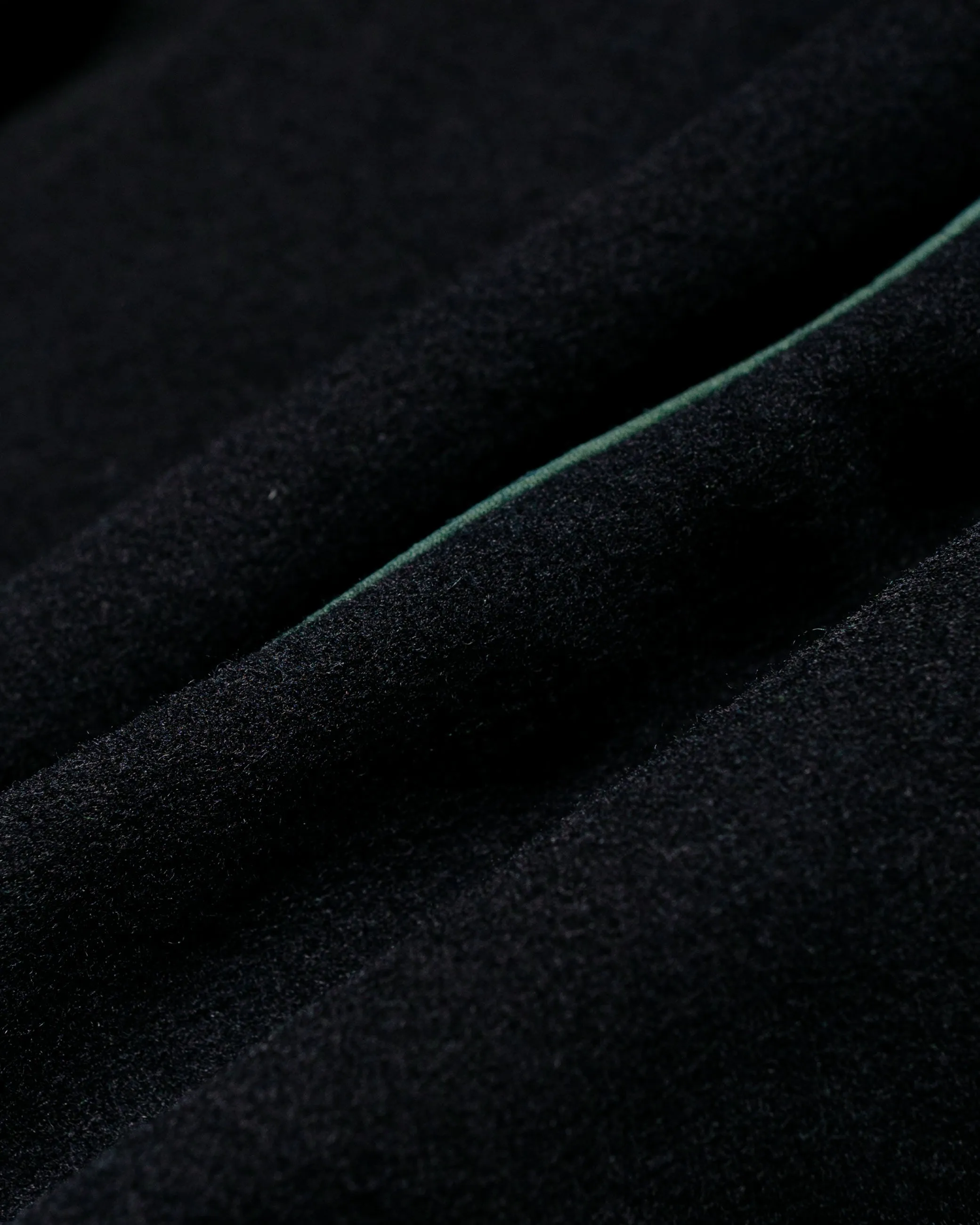 Tender Type 942 Lobster Tail Jacket Green Wool Baize Hadal Blue