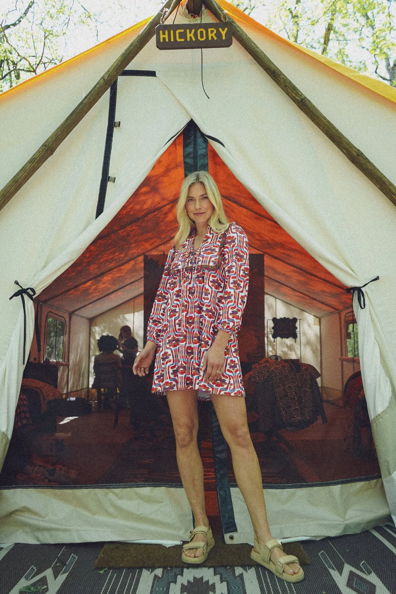 The Bonnie Dress - Plaid Daisy