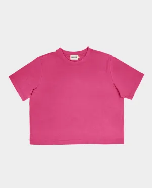 The Boxy Tee in Bubble Pink