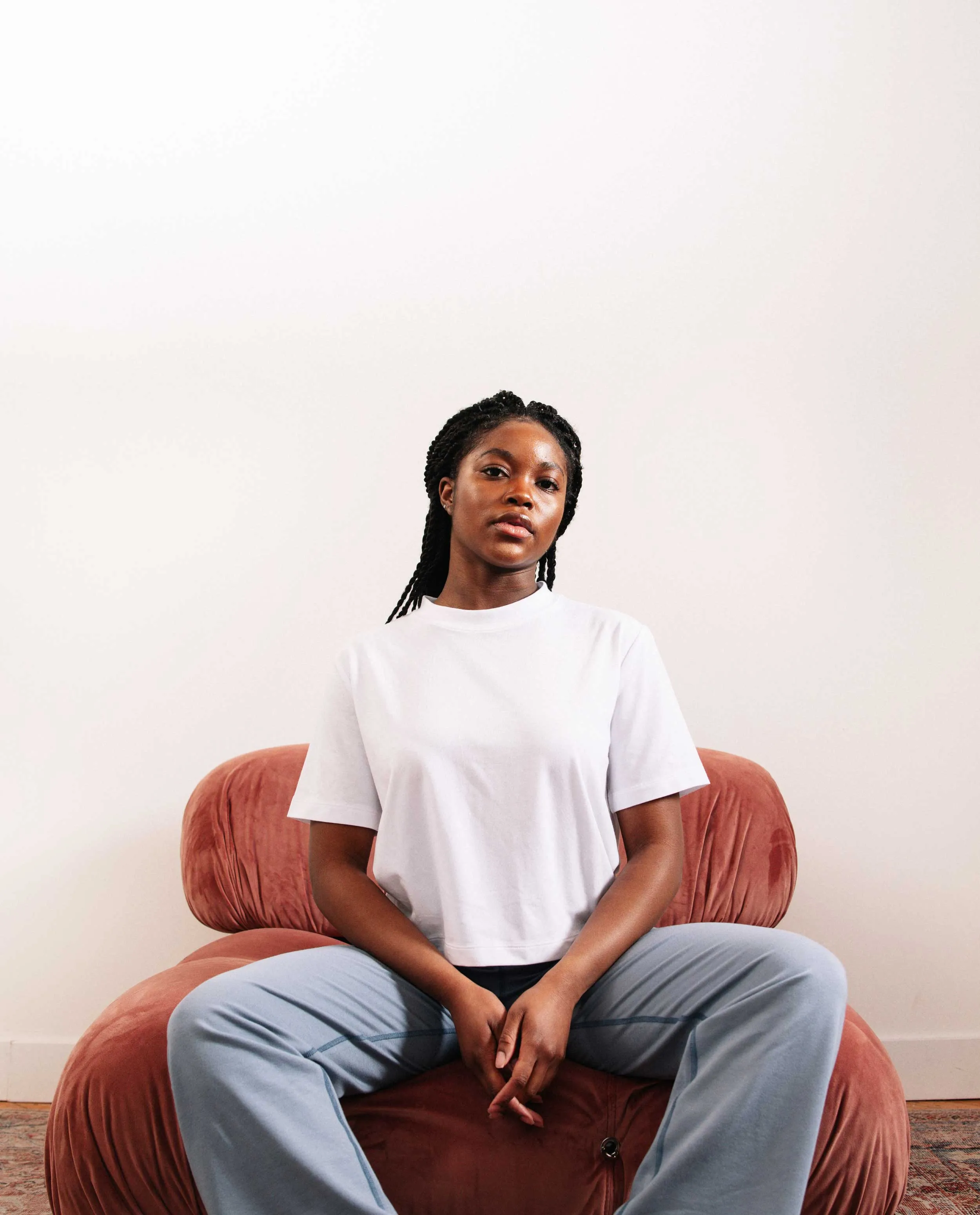 The Boxy Tee in White
