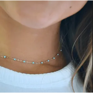 Gold Gemstone Necklaces