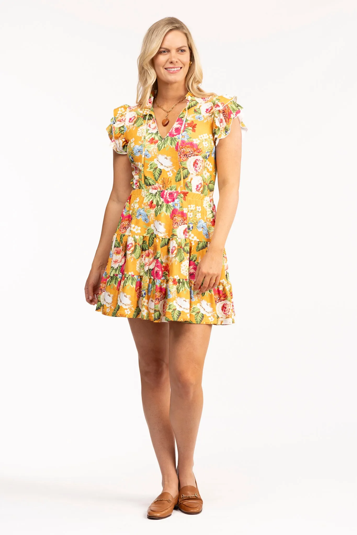 The Maeve Dress - Buttercream Garden