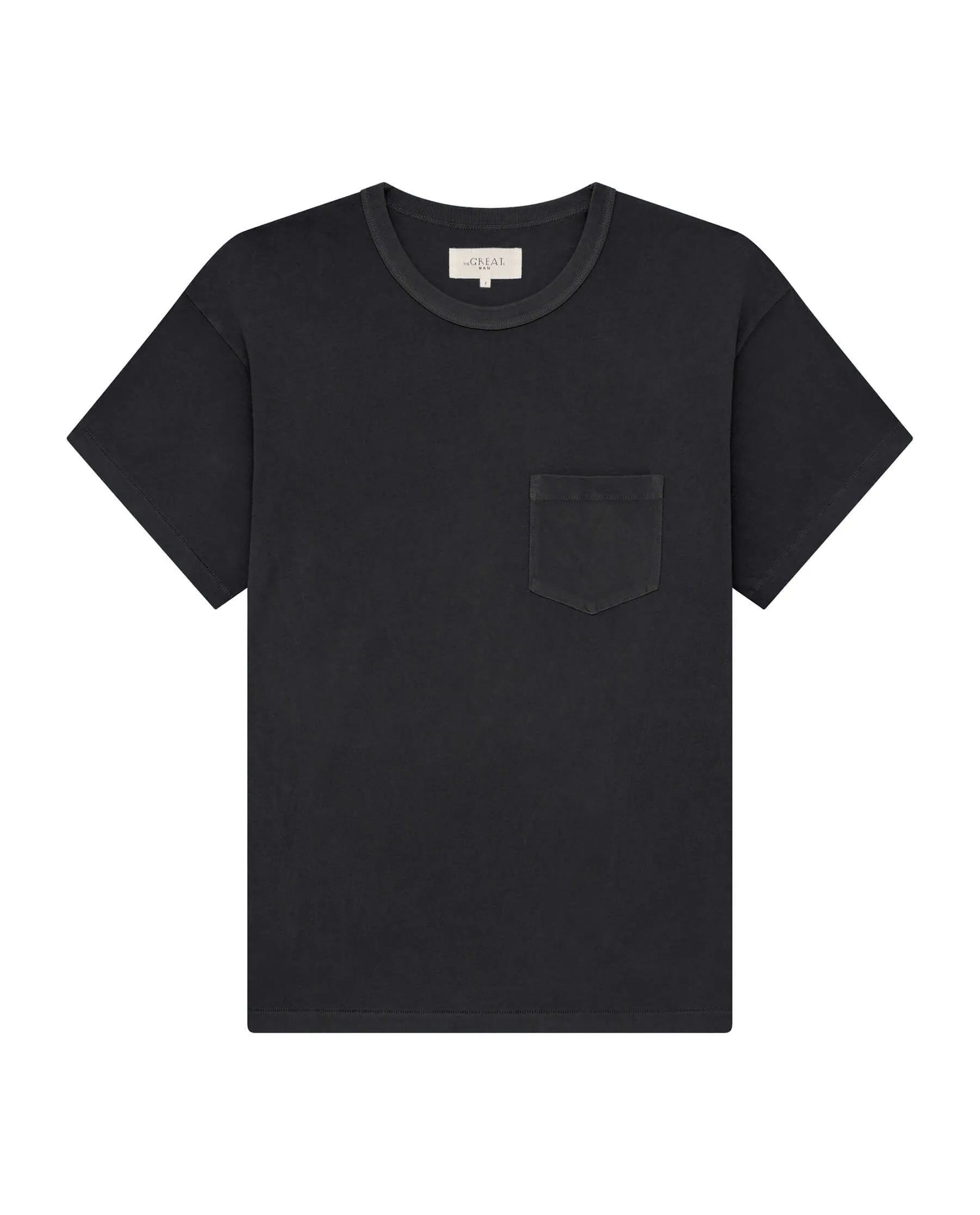 The Men's Pocket Tee. -- Almost Black