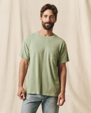 The Men's Pocket Tee. -- Pistachio
