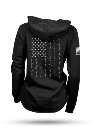 The Pledge - Lightweight Women's V-Neck Hoodie