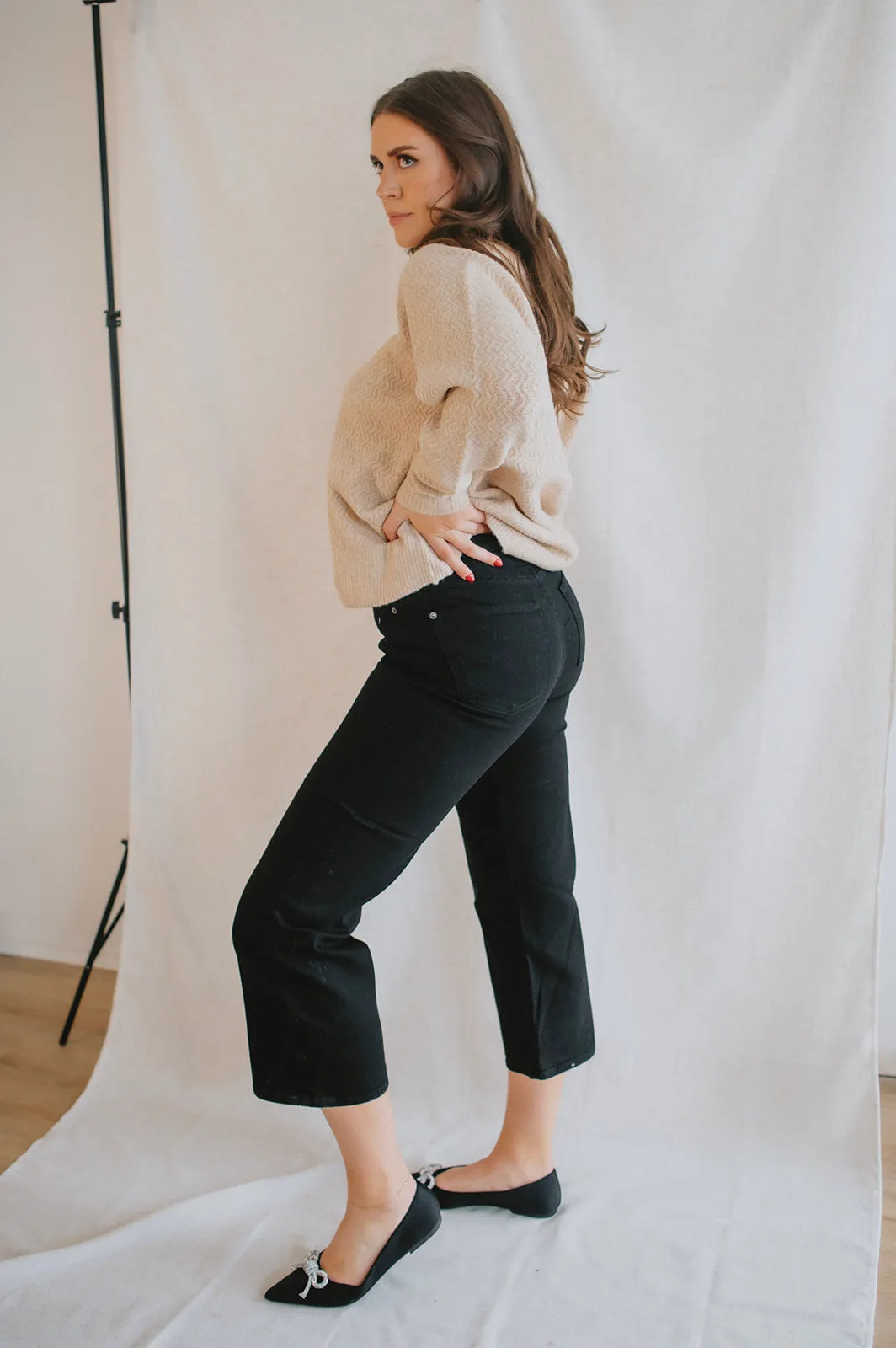 The Savannah Denim by Modern American - Solid Black