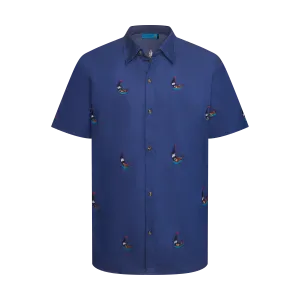 THE STAPLE BUTTON UP-INDIGO