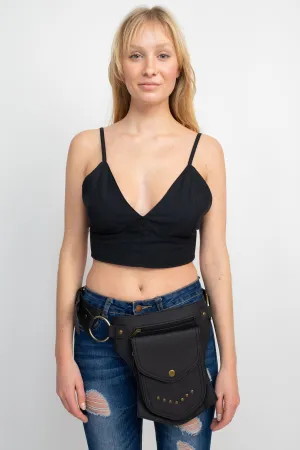 The Women's Traveller Pack - A Leather Hip  Utility Belt