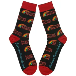 There's More Than Murder Here (Black) / Crew Socks
