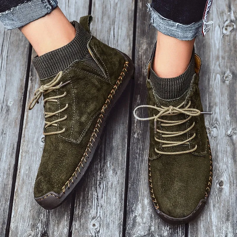 Thick Plush Warm Suede Ankle Boots